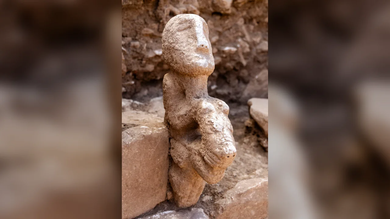 Ancient Sculpture of Human on Leopard Found in Turkey’s Karahan Tepe
